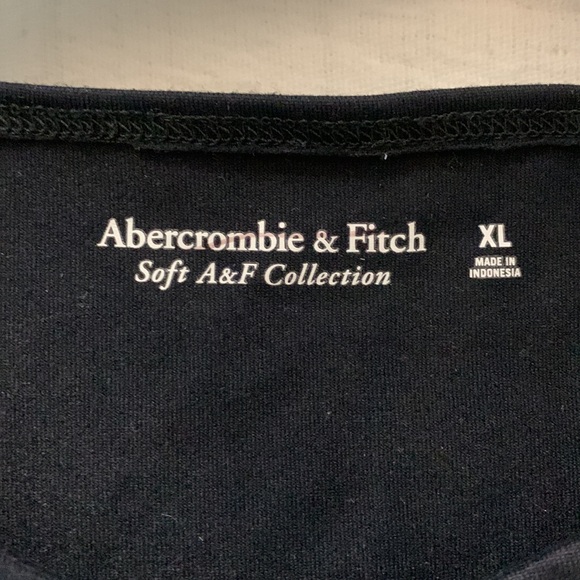 Abercrombie & Fitch High Neck Black Bodysuit Size X Large Soft A&F Never Worn - Picture 2 of 3